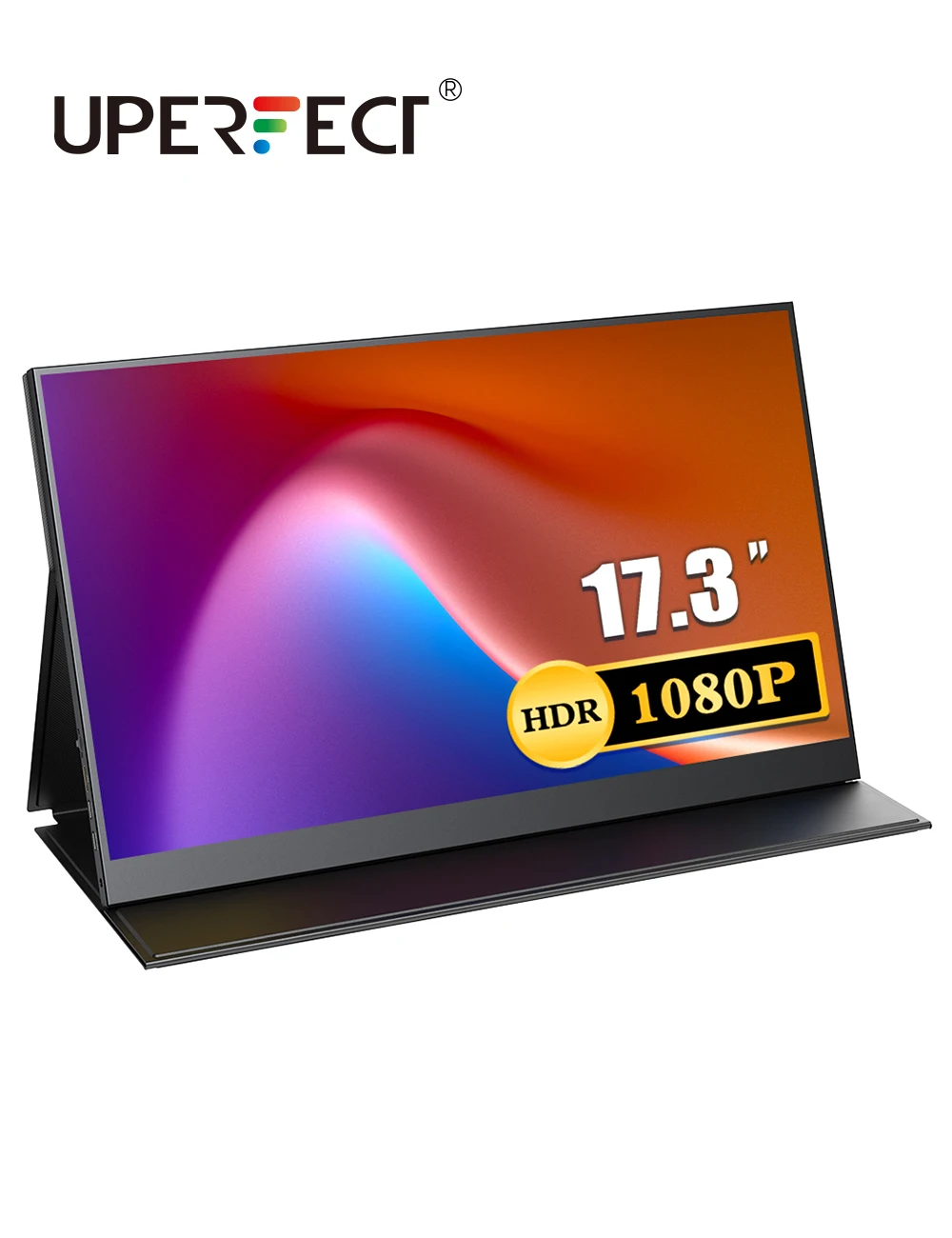 UPERFECT 17.3 Inch Portable Computer Monitor IPS 1080P Screen Gaming Dsiplay USB C HDMI For Cell Phone Laptop PC Switch PS4 XBOX |