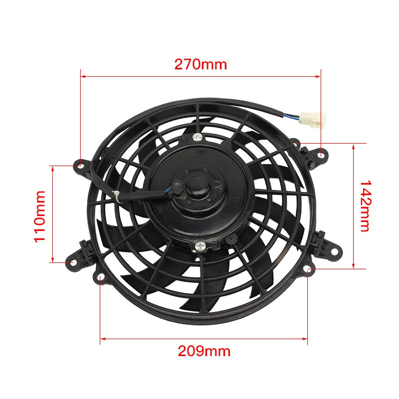 300cc Engine for Motorcycle Oil Cooler Fan for KTM EXC 300 Honda CRF300 Yamaha YZ300 ATV Scooter Pit Bike Enduro Radiator Fan