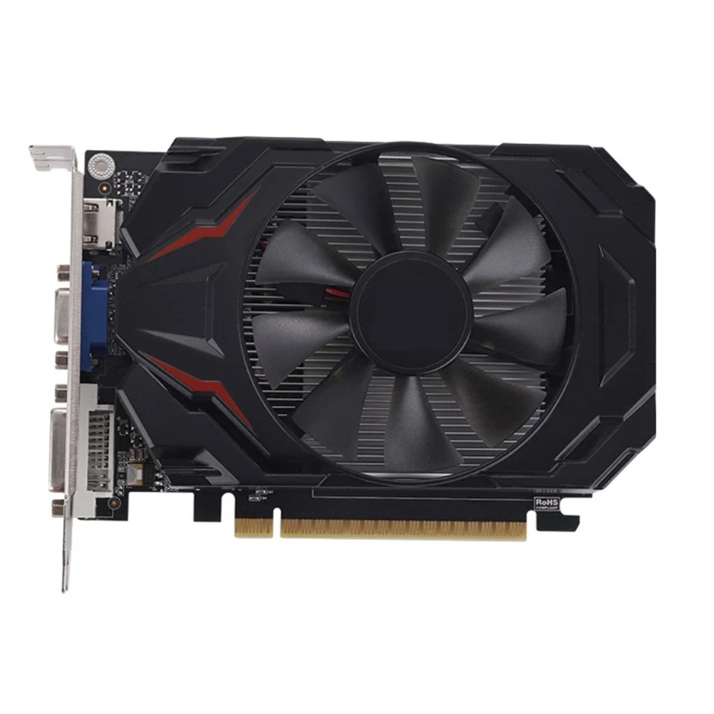 Портативная игровая Видеокарта GTX 650 1 ГБ GDDR5 128 бит PCI Express 3 0 16X с двойным