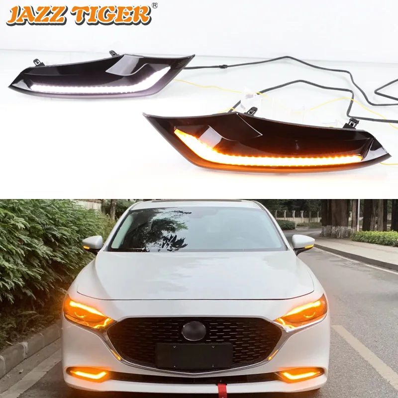 JAZZ TIGER 2 шт. желтый Поворотный режим водонепроницаемые автомобильные