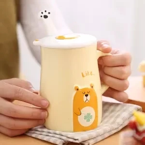 Мультяшная чашка, керамическая кружка, кофейная чашка, домашняя кружка, Пара керамических чашек, праздничный подарок, кружки, стаканы, кофейные кружки, винный стакан Grinch - Цвет: 420ML set