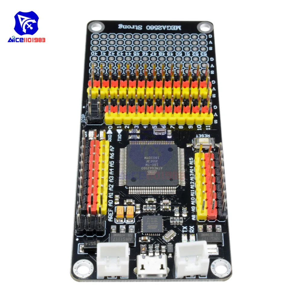 Плата микроконтроллера diymore DM MEGA2560 плата Mega2560 ATmega2560 ATmega16U2 для Arduino Micro USB 16