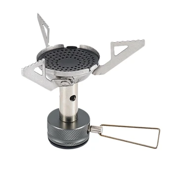 

1Pcs Lightweight Mini Camping Stove Folding Outdoor Gas Stove Camping Survival Stove