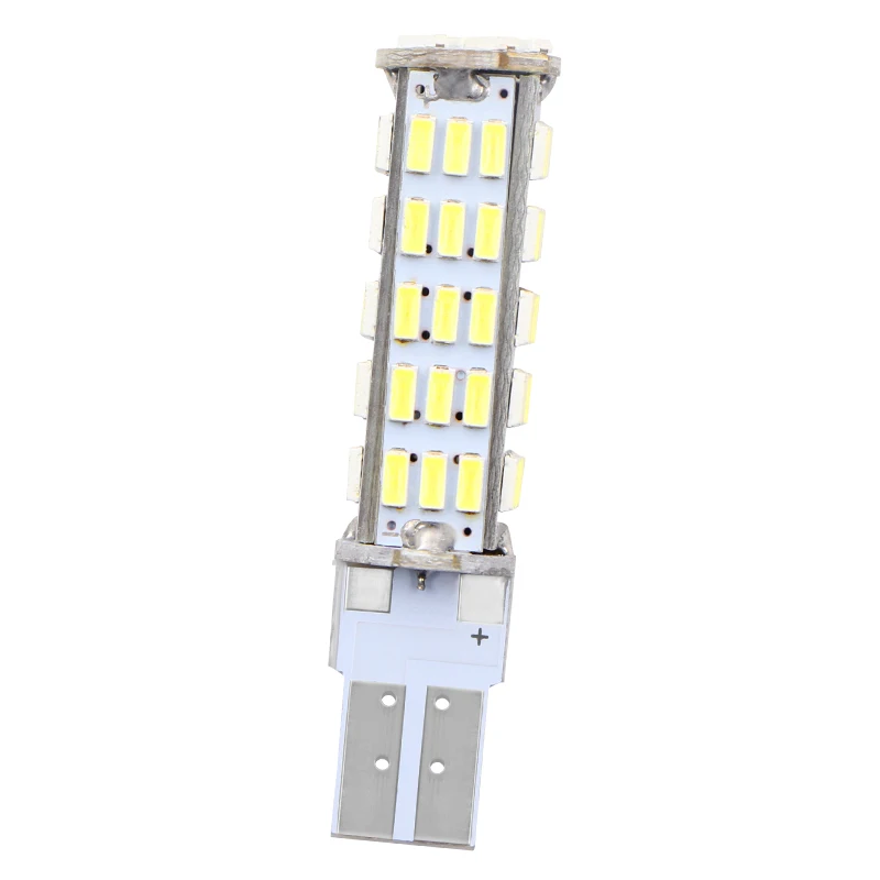 2 шт. T10 W5W 68 светодиодный 194 501 1206 SMD автомобильный стиль Крытый свет зазор освещение широкая лампа маркировочная лампа автомобильная лампа DC 12V Белый