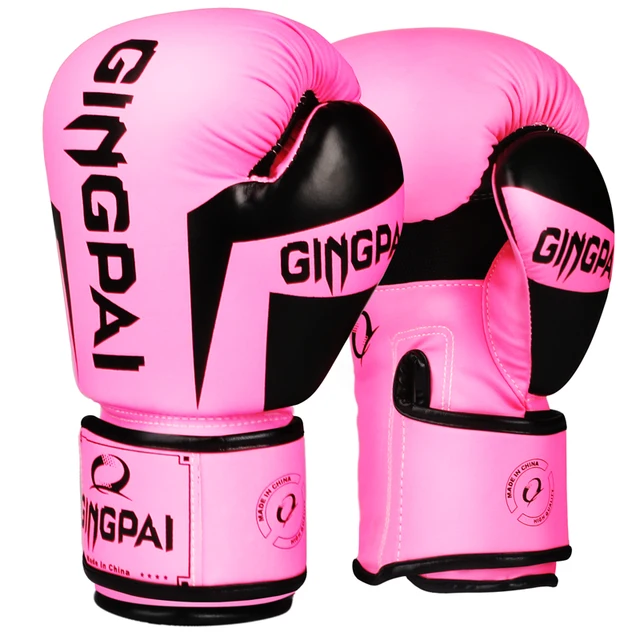 HIGH Quality Adults Women/Men Boxing Gloves Leather MMA Muay Thai Boxe De Luva Mitts Sanda Equipments8 10 12 6OZ boks 7