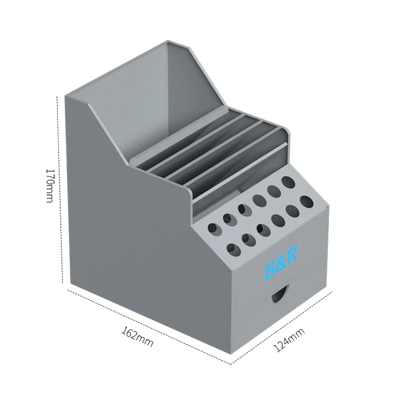 Ящик для хранения из ПВХ Отвертка Пинцет электронный компонент Контейнер чехол для хранения телефона инструменты для ремонта