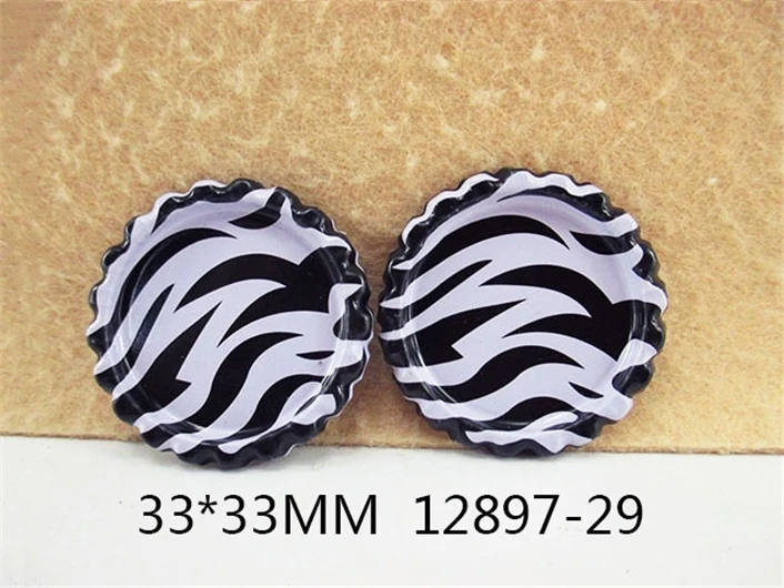 New 25Pcs Inside:25mm Round Shape Bottle Cap,DIY For Hair Bows Necklace Jewelry Decoration,25Yc2156 - Цвет: 1012897029