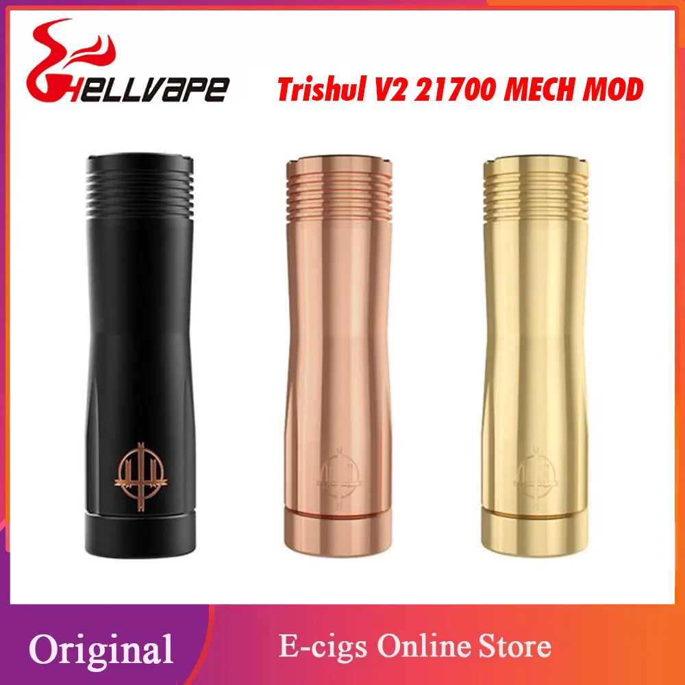 Оригинальный Hellvape Trishul V2 мех мод приведенный в действие 21700/20700/18650 Аккумуляторный
