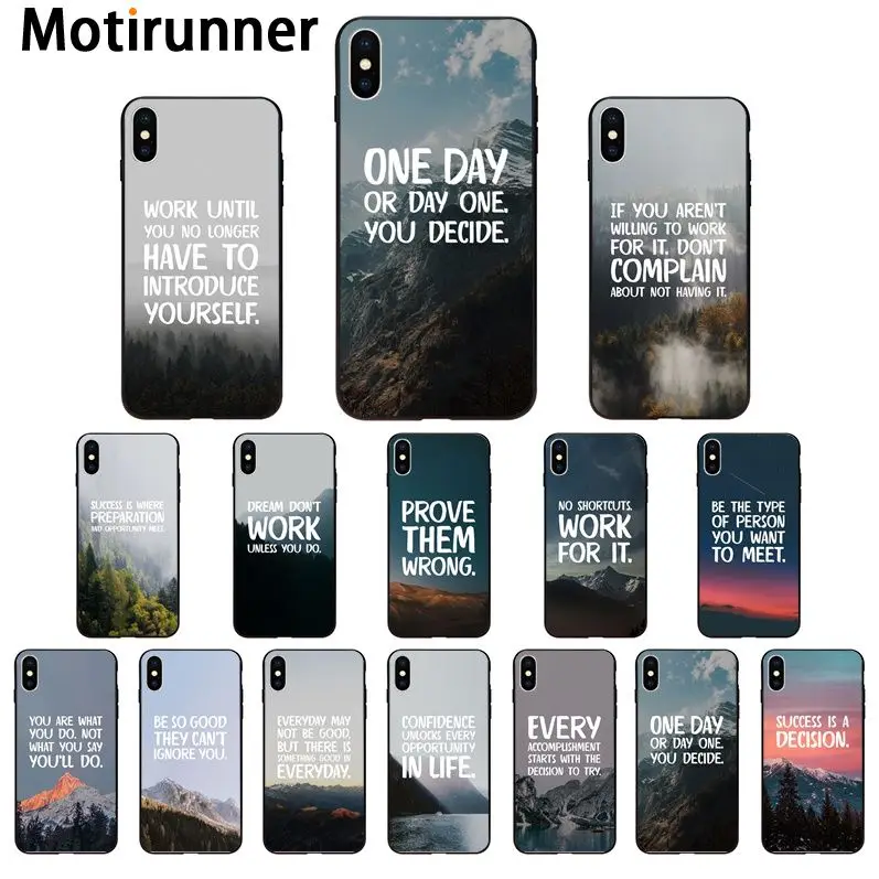 Высококачественный силиконовый чехол Motirunner для iPhone 11 pro XS MAX 8 7 6 6S Plus X 5 5S SE XR |