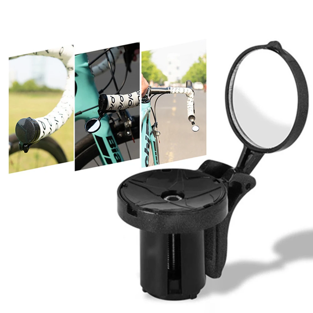 

Road handlebar rearview mirror Install Practical 360 Degree Rotate Durable For Bike Handle Rearview Mirror Bicycle Accessories