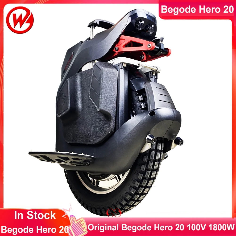 Newest Version Gotway Begode Hero 20 Unicycle 2800W C38 Motor Electric
