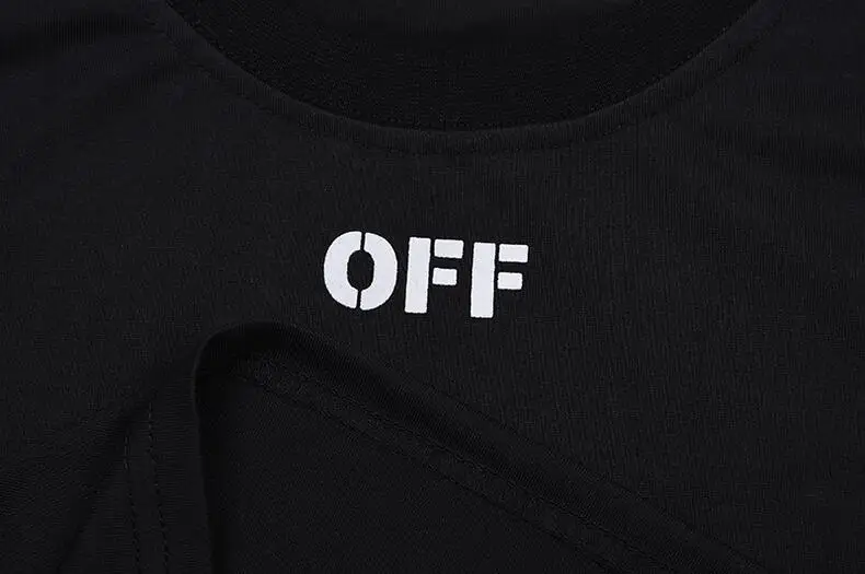 Европейская американская 19SS Off-White OW с принтом черепа для мужчин и женщин, парные модели для влюбленных, Модная хлопковая футболка с круглым вырезом и коротким рукавом