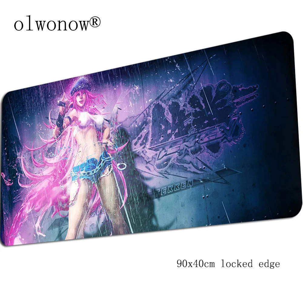 Tekken коврик для мыши с HD печатью 900x400x2 мм коврики для мыши подарки игровой коврик для мыши геймер большой locrkand коврик для мыши s Клавиатура ПК коврик