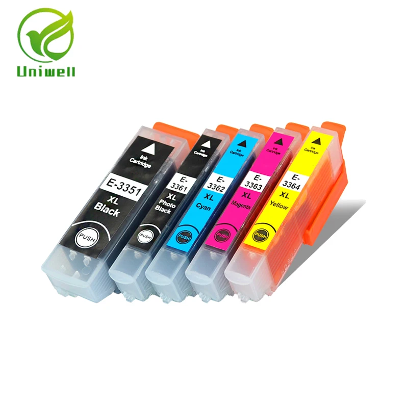 Сменный картридж Uniwell 33XL для принтера Epson T3351 T3611 XP530 XP630 XP830 XP635 XP540 XP640 XP645