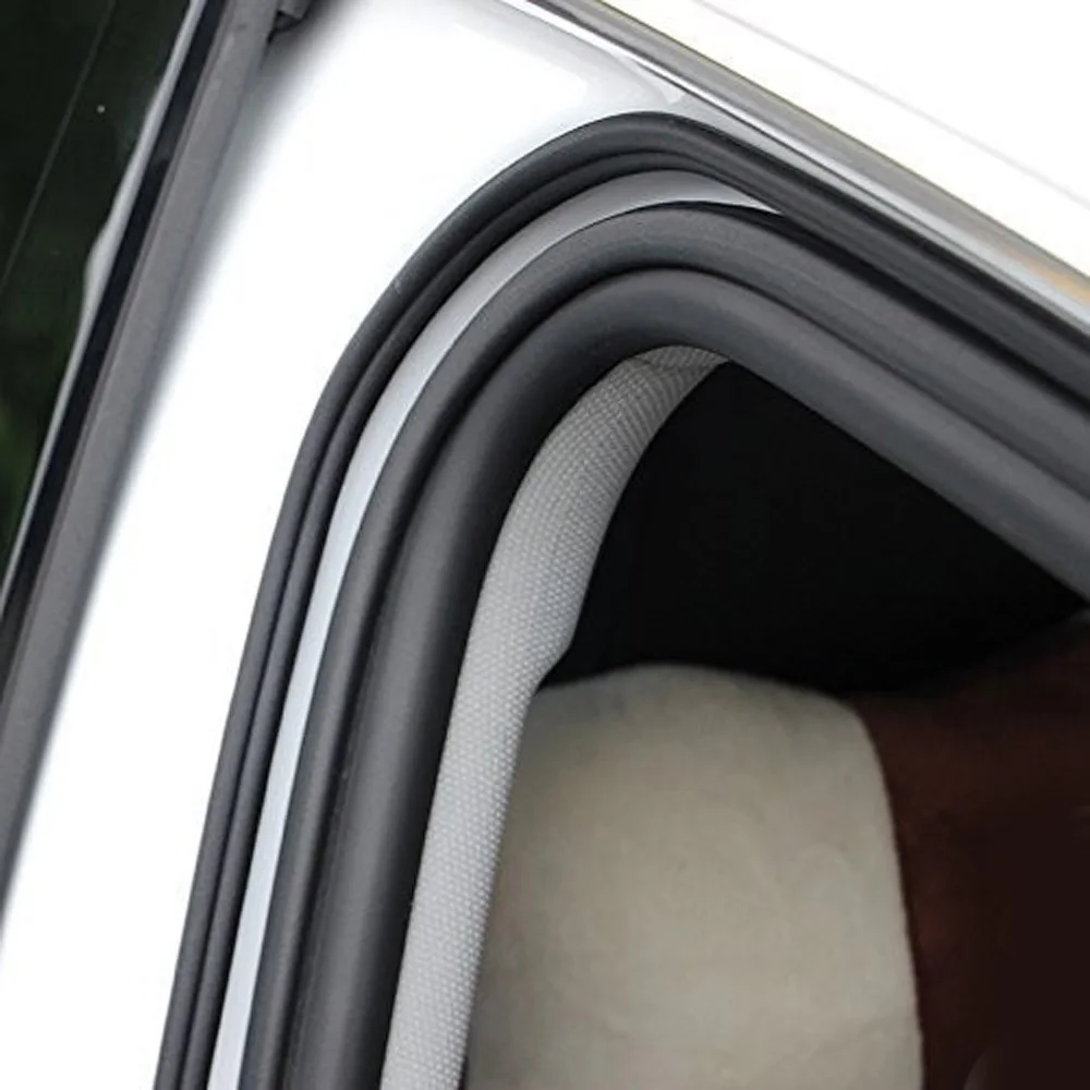 Резиновое уплотнение полосы края формовка отделка двери окна аксессуары черный автомобиль авто