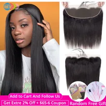 [BY] 13*4 Кружева Фронтальная застежка бесплатно в Бразилию прямые бразильские мехи с закрытием человеческих волос Кружева Фронтальная Закрытие