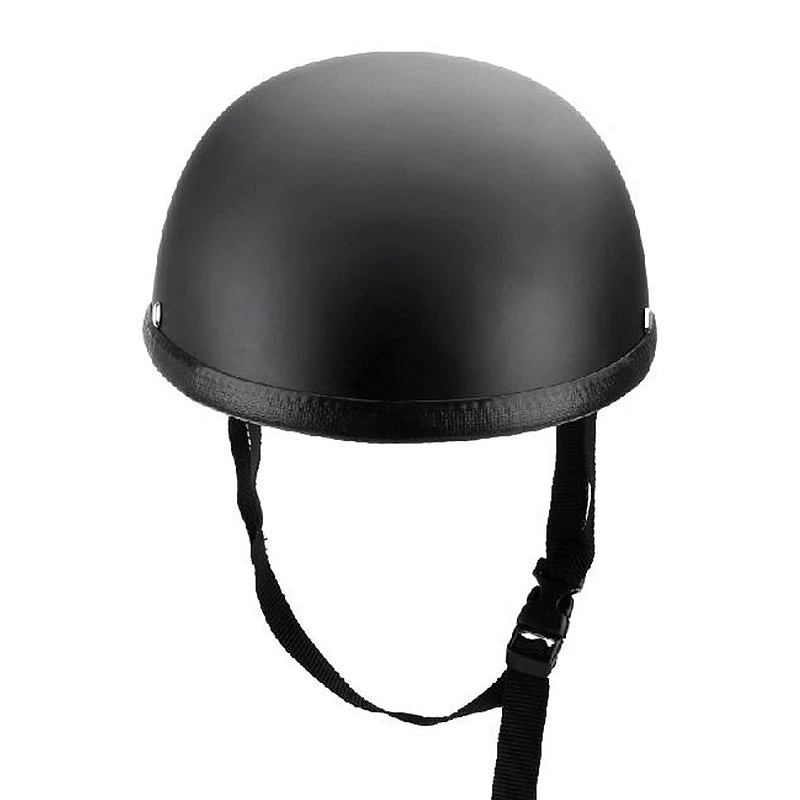 Skull Cap Motorcycle Helmet Vintage Half Face Helmet Retro German Style chopper Cruiser