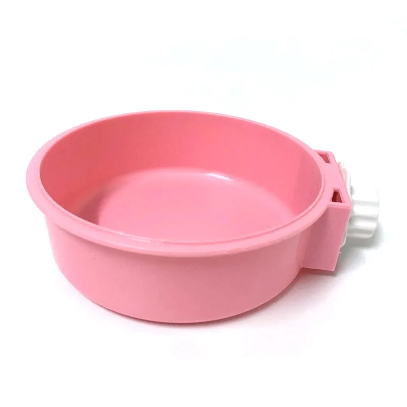 Портативная противоскользящая миска для собак, кормушка для кошек, посуда для собак, кормушка для кошек, миска для кошек, собачий контейнер для еды, аксессуары для домашних животных - Цвет: large pink