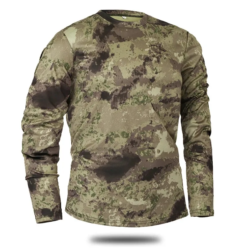 Outdoor Tactical Camo Hooded T-Shirt