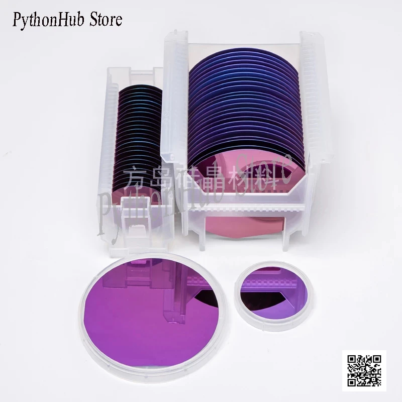 Bolacha de Silício Polida de Polegadas Sio2 Single-sided 285nm 300nm Dióxido de Silício Camada Óxido de Silício