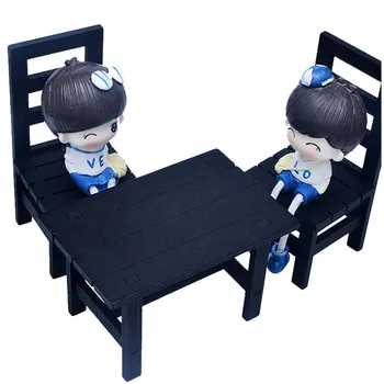 

1:12 Simulation Dollhouse Miniature Furniture Scene Wooden DIY Desk Chair Furniture Set Kids Pretend Play Toy W1121