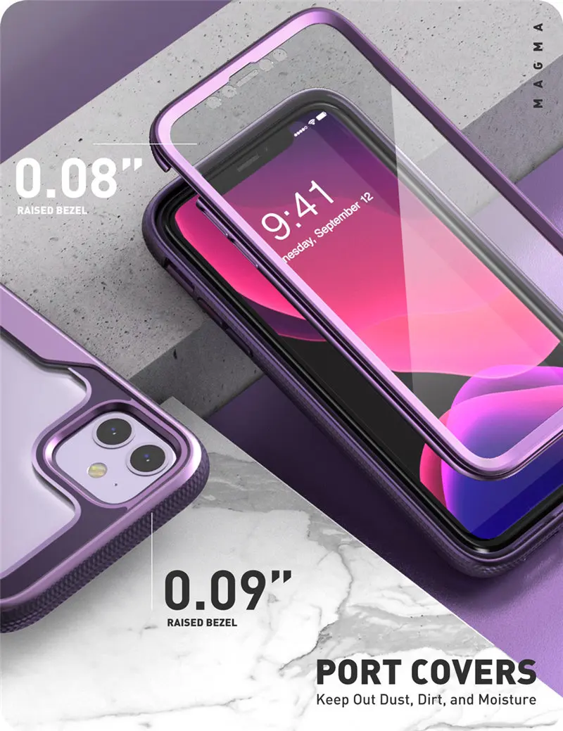 I-BLASON для iPhone 11 6,1 чехол( выпуск) Magma полный корпус бампер сверхмощный защитный чехол со встроенной защитной пленкой