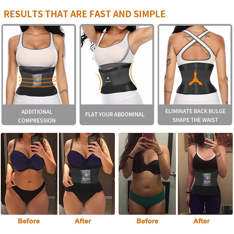 target shapewear Miss Moly Sweat Belt Modeling Strap Waist Cincher For Women Men Waist Trainer Belly Slimming Belt Sheath Shaperwear Tummy Corset girdles