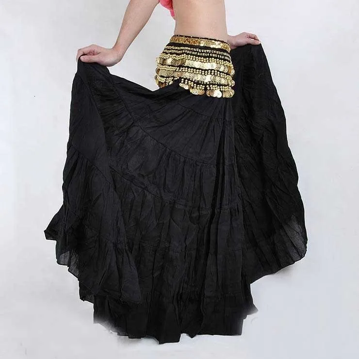 DJGRSTER высокое качество женские юбки для танца живота Дешевые Костюмы для танца живота цыганские юбки 13 цветов в наличии тренировочное