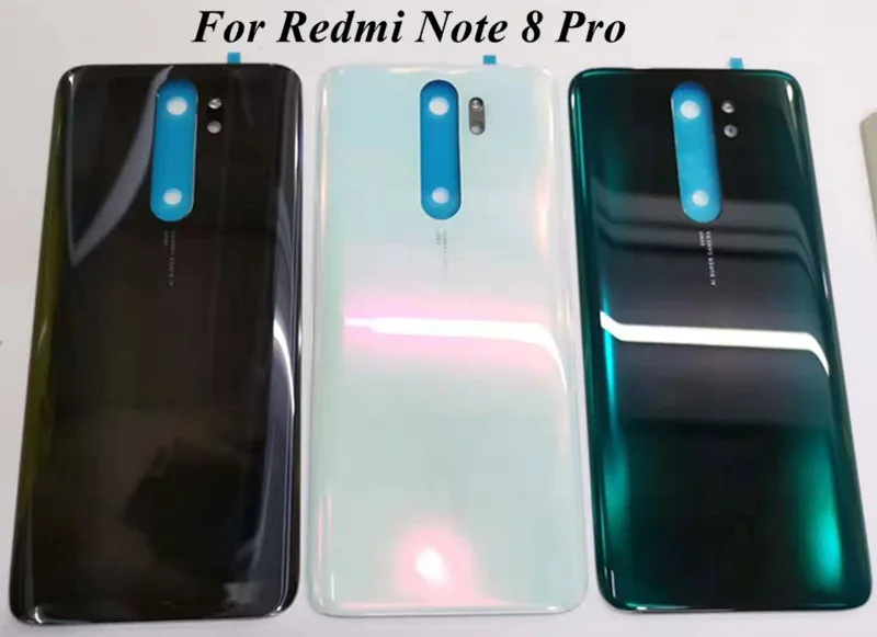 10 шт. чехол на заднюю панель для Xiaomi redmi Note 8 pro задняя крышка чехол для батареи с логотипом Замена для redmi Note 8 pro
