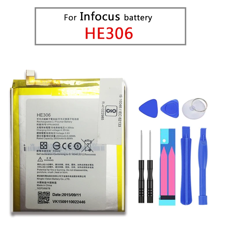 Аккумулятор для мобильного телефона HE306 для Infocus M680 M535 HE306 3600 мАч высококачественные сменные батареи