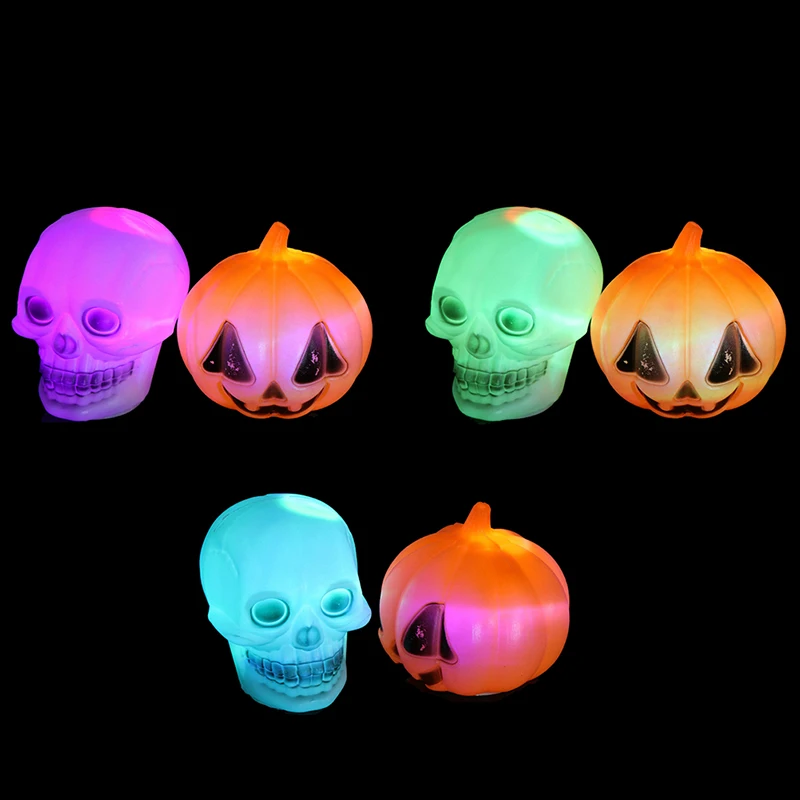 Halloween Light LED Pumpkin Lamp For Party Decoration Pumpkin Lamp Halloween Decoration Horror Skeleton Halloween