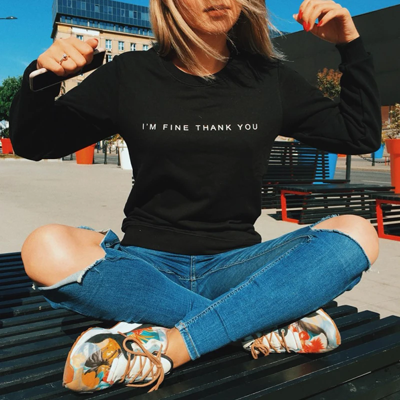 

2019 Popular New Autumn Cotton Hoodies Sweatshirts Women With Leter Printed Harajuku Hoodie Hooded Sudadera Mujer Streetwear