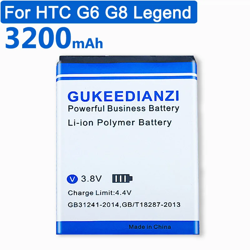 Аккумулятор GUKEEDIANZI 3200 мАч G11 BG32100 PG32130 BB96100 аккумулятор для телефона HTC Desire S /Desire Z /G12