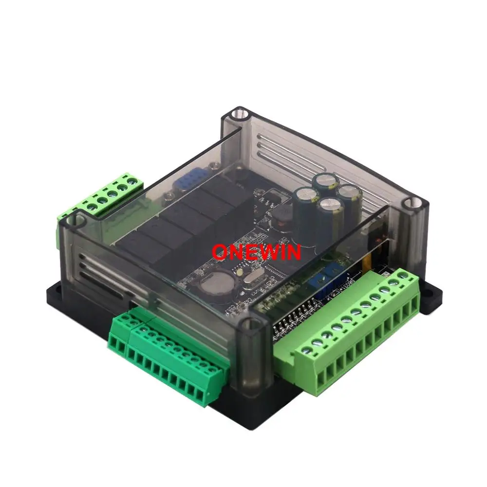samkoon EA-043A HMI touch screen 4.3 inch and FX3U series PLC industrial control board