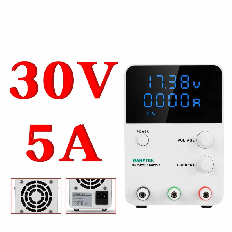 Регулируемый DC лабораторный импульсный источник питания переменный 60V 30V 10A 5A Регулируемый блок питания универсальный источник питания GPS3010D - Цвет: GPS305D(30V 5A)