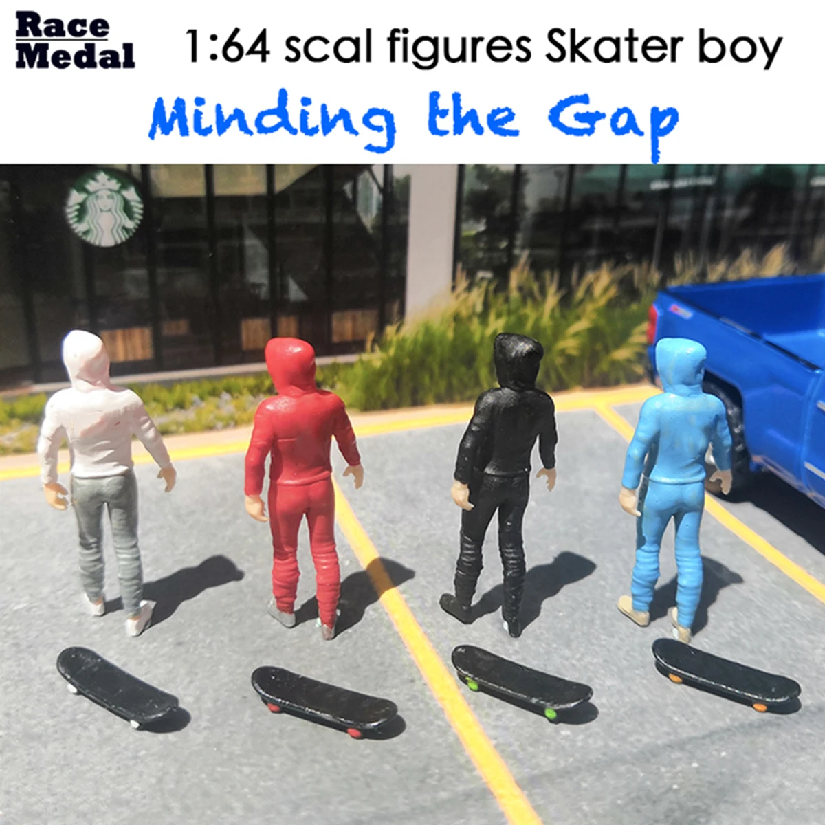 4 цвета RM куклы 1: 64 скейтборд сцена верховных фанатов модель Галф Феррар фара NSX для Mercedes карта для Matchbox детская игрушка группа