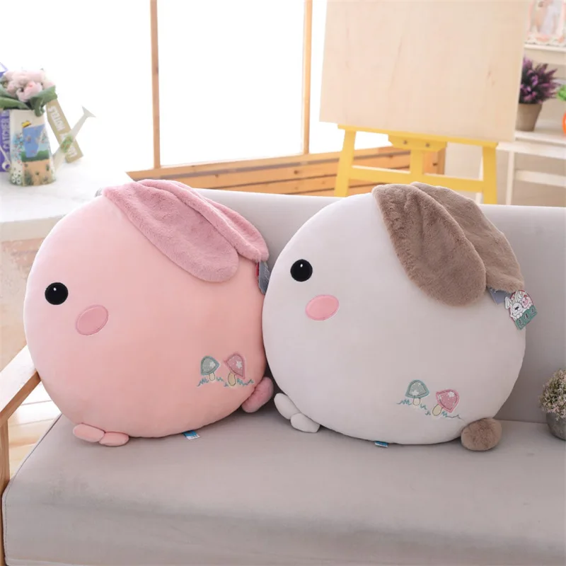 Супер мягкий круглый кролик подушка мягкие кроликом мультфильма Big ear стул для