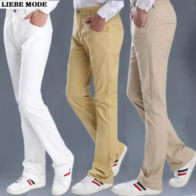 mens yellow khaki pants