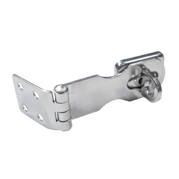 

Marine Hardware Swivel Staple Safety Hasp Latch Stainless Steel - 70mm 2.8inch