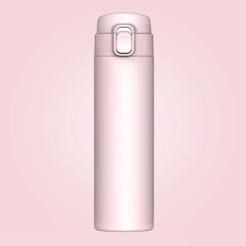 Light pink 304 нержавеющая сталь бизнес вакуумная колба кофейная кружка портативный термос кружки для путешествий Изолированная бутылка для дома и офиса Термокружка - Цвет: Light pink