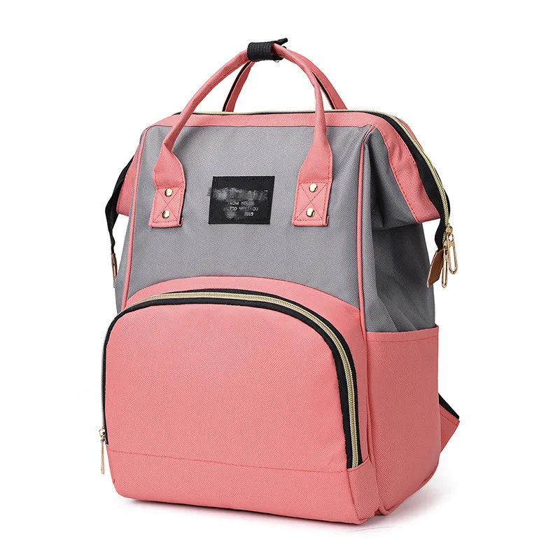 Large capacity Jagged bag Backpack bag Multi-function Travel Backpack Baby pregnant Mummy bag Student bag Fashion new backpack - Цвет: G