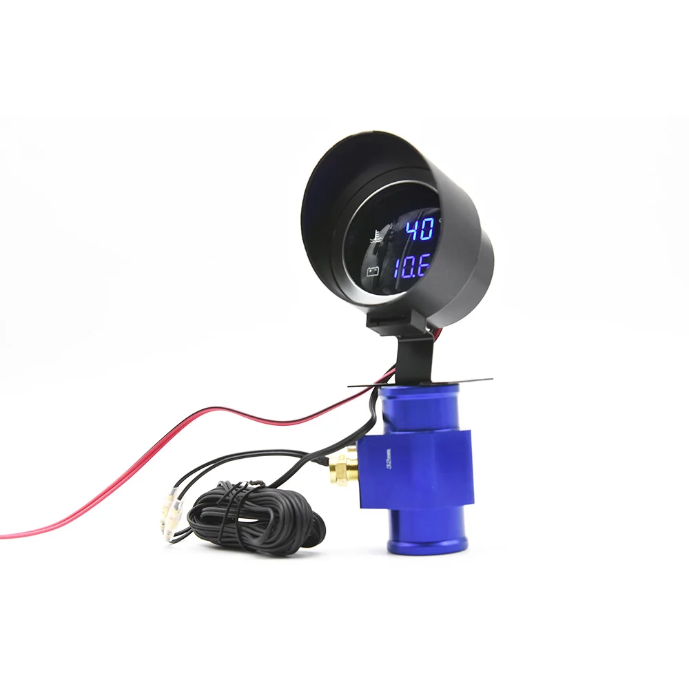 Automobile Gauge Car Water Temperature Gauge-10-110 Celsius With Water Temp Joint Pipe Sensor Adapter Voltmeter