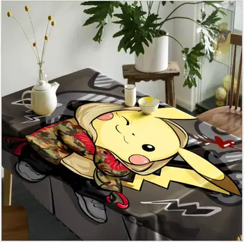 

Anime Manga POKEMON Pikachu Custom Print Table Cloth Cover Waterproof