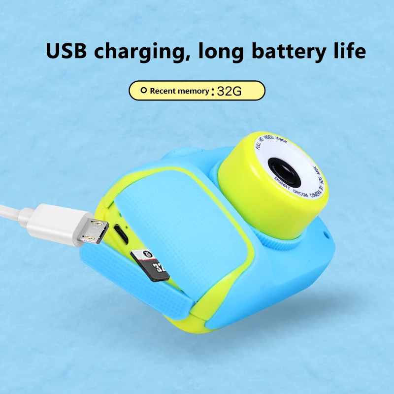 Мини цифровая детская камера умная крутая видеокамера игрушки для детей подарки