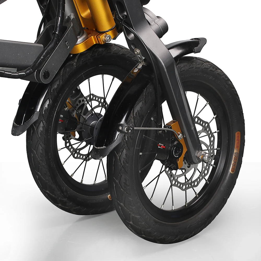 Cheap E6-7  Hot selling  EcoRider  250W 48V Foldable Electric Bike Electric Bicycle with Lithium Battery 5