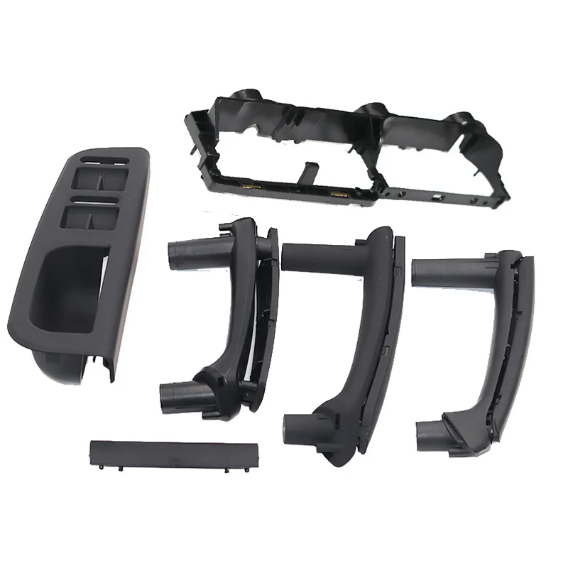 6pcs Front Rear Left Right Door Black Pull Grab Handle For Vw Passat B5