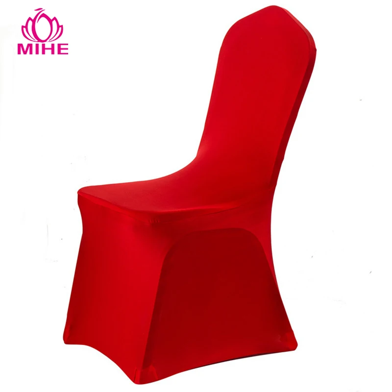 

8 Plain Colors Modern Wedding Chair Covers Spandex Universal Stretch Hotel Dining housse de chaise Party Meeting Chair Cover