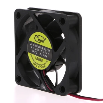 

DC 12V 2-Pin 60x60x15mm PC Computer CPU System Sleeve-Bearing Cooling Fan 6015 M2EC