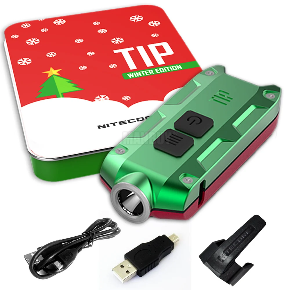 TOPSALE NITECORE наконечник праздничный подарок металлическая перезаряжаемая батарея