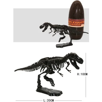 

6 Boxes Dinosaur Egg Toy High Quality Prime Durable Sturdy Archaeological Toy Dinosaur Egg Toy Dinosaur Skeleton Model for Child
